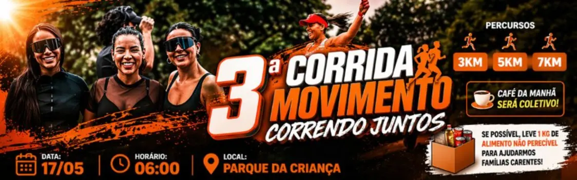 3ª EDIÇÃO – MOVIMENTO CORRENDO JUNTO