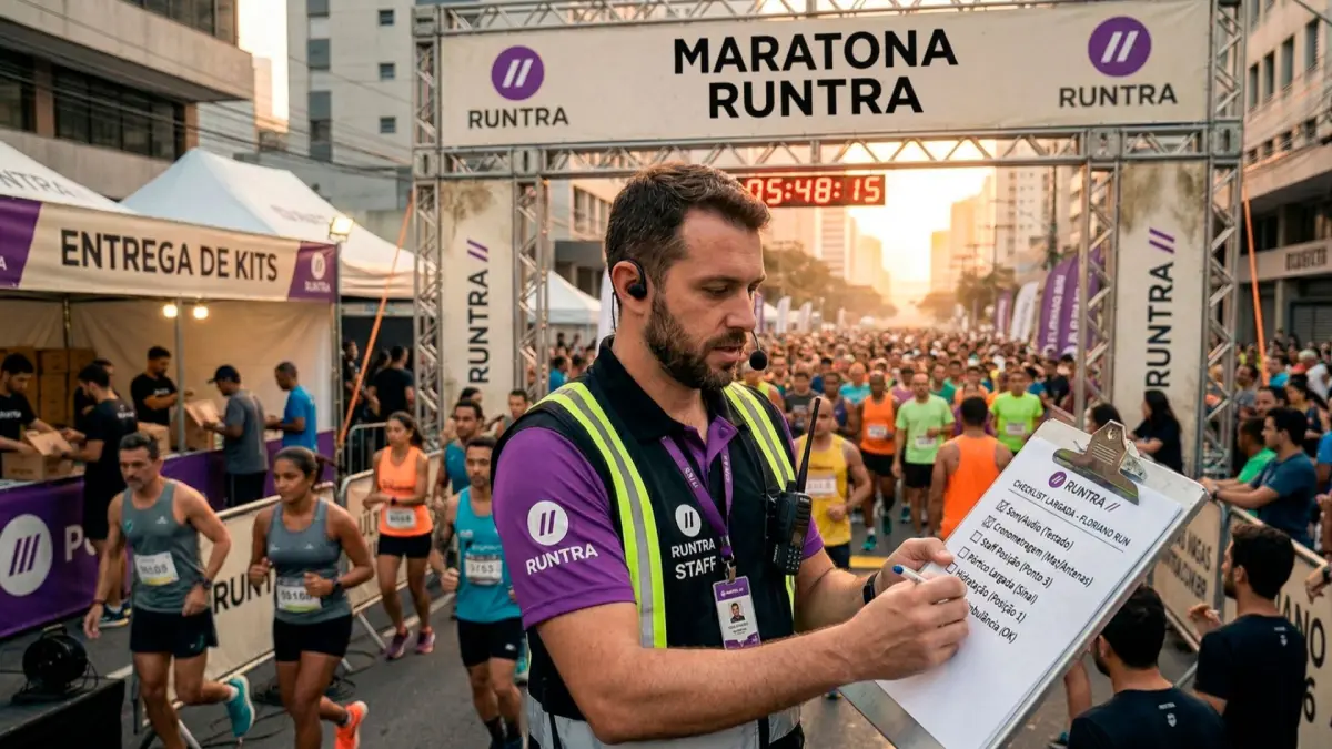 Checklist Completo para Organizar um Evento Esportivo de Sucesso (Do Zero ao Pós-Prova)